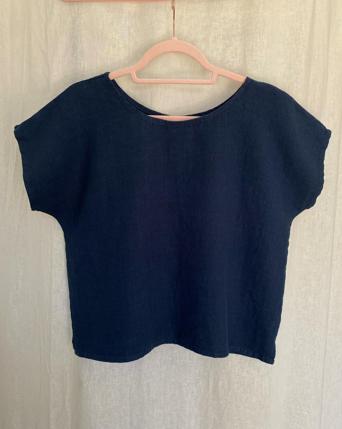 Marketplace - S - Navy Hemp -  Box Top