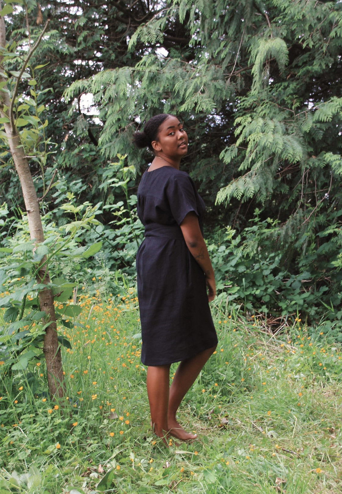 The Sasha Dress - Heavy Linen Twill
