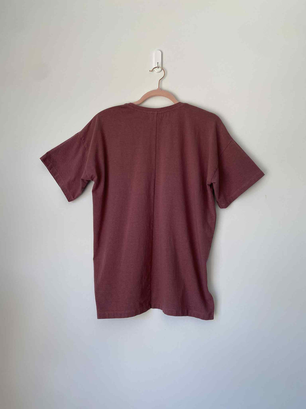 Marketplace - L - Rose Brown- Scoop Neck- Hemp Jersey Spandex- Classic Length