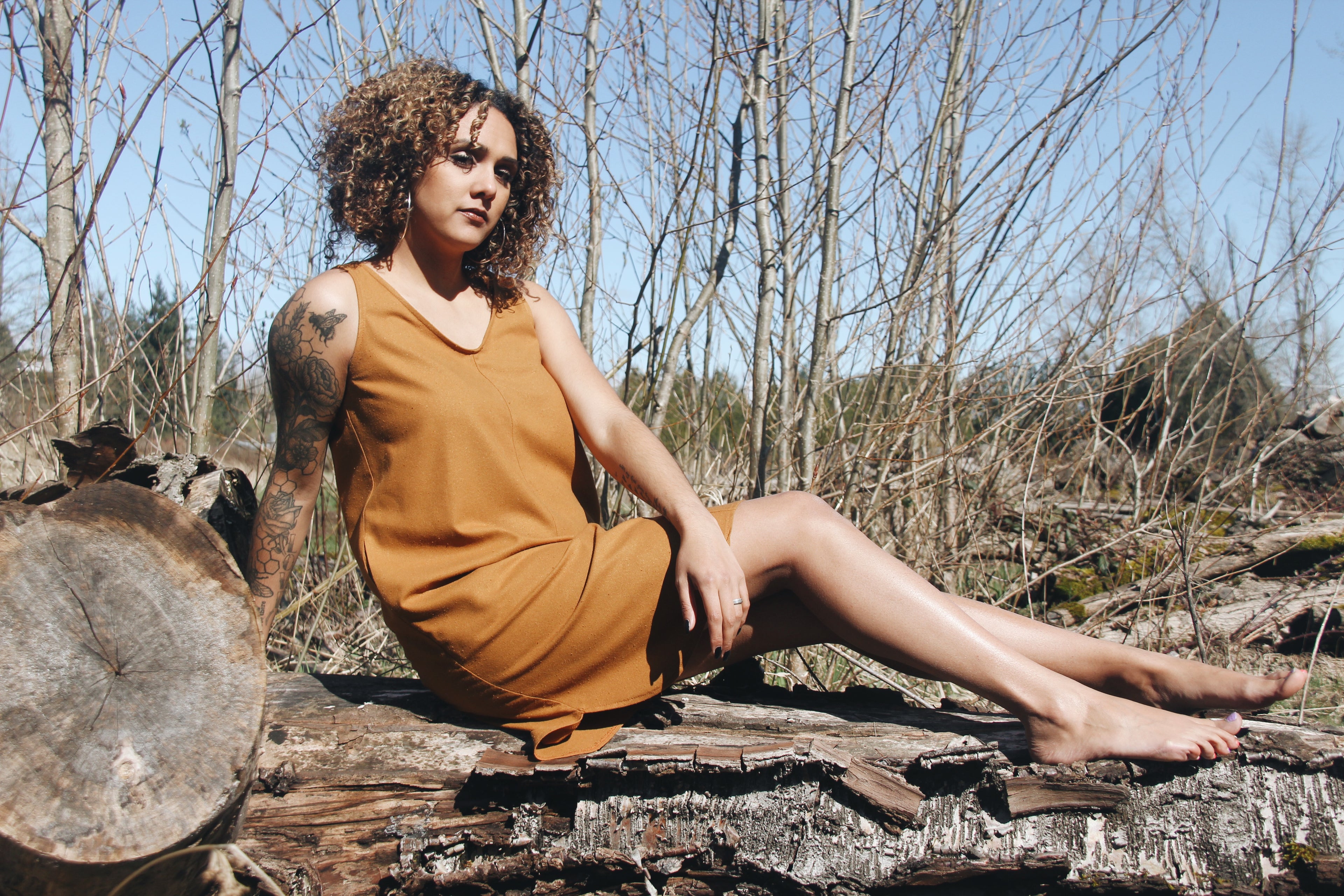 The Winona Sheath Dress - Raw Silk