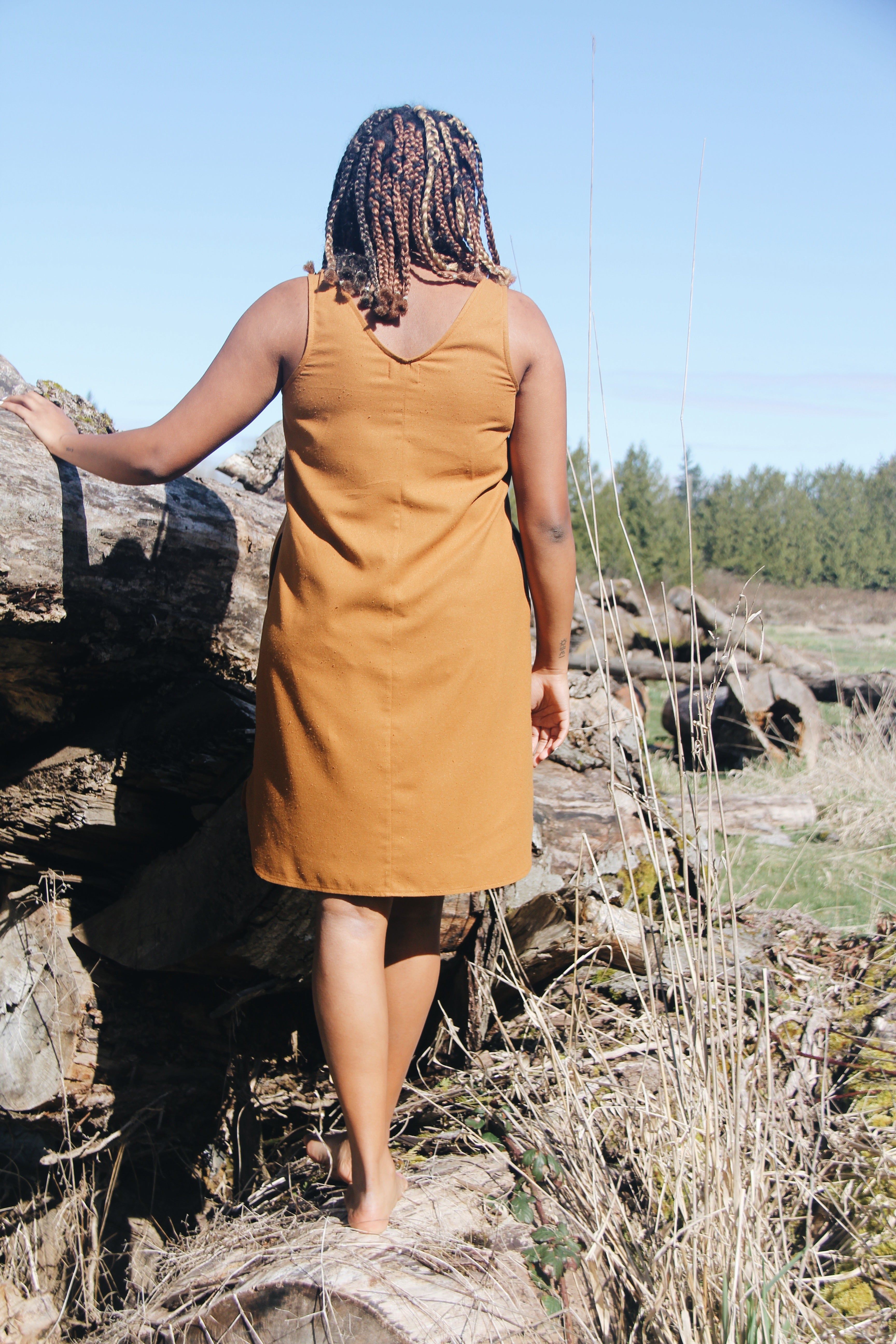 The Winona Sheath Dress - Raw Silk