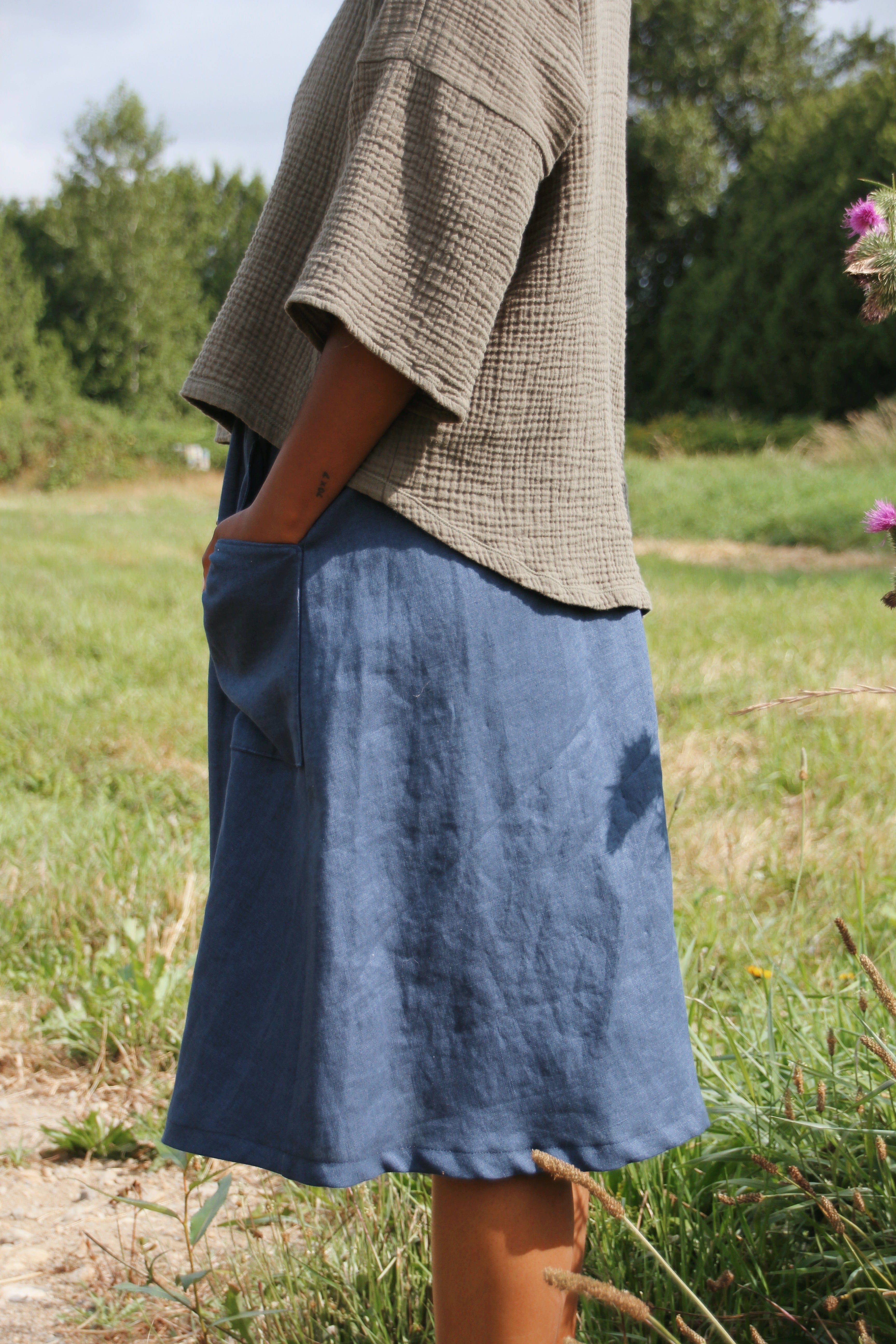 The Gauze Top - High Low Hem - Colourways 1