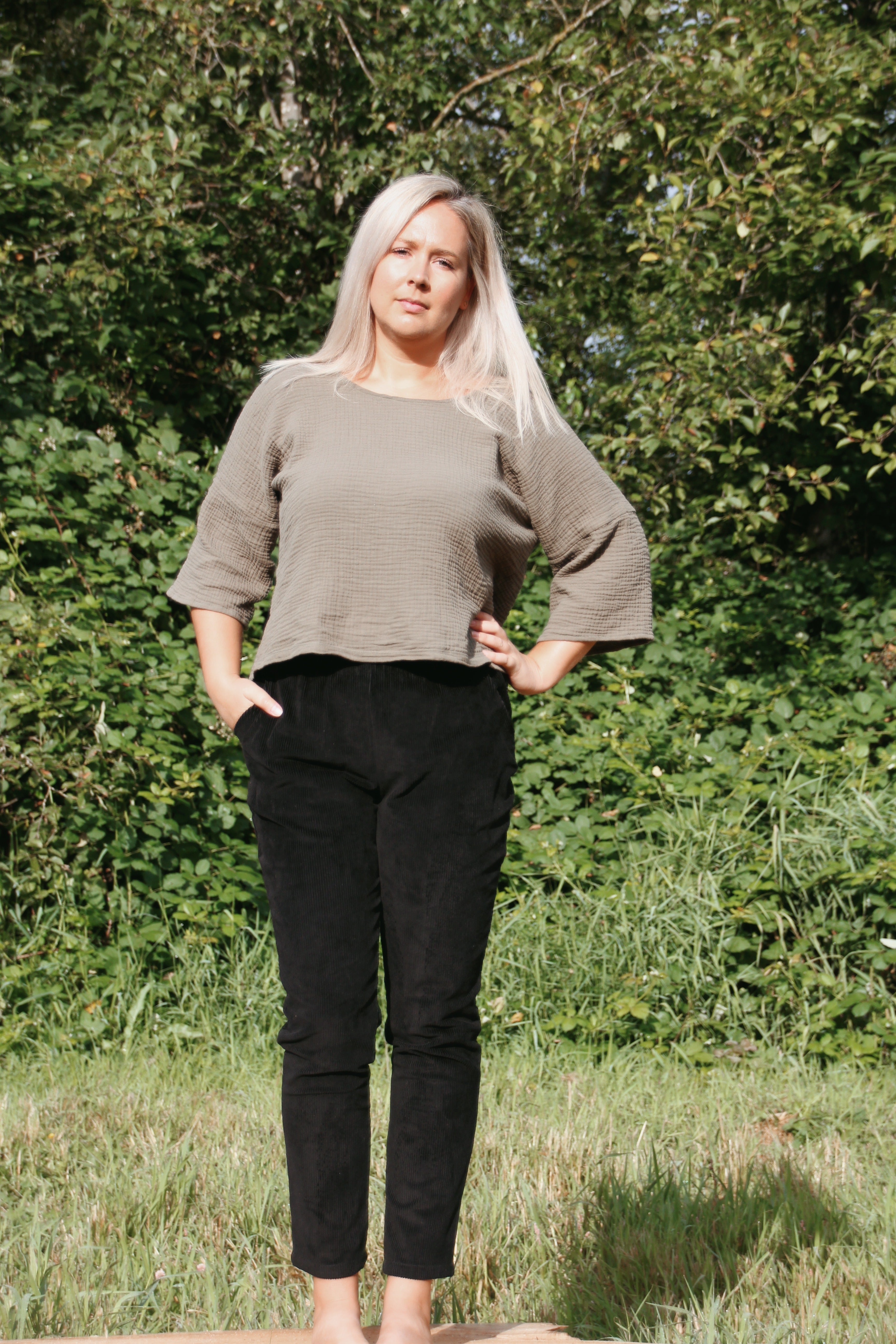 The Gauze Top - High Low Hem - Colourways 1