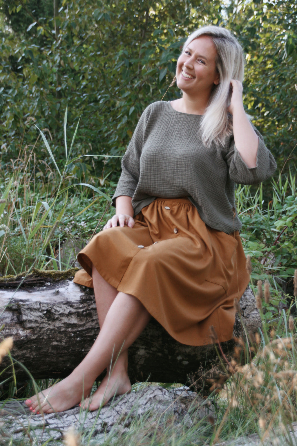 The Skirt - Raw Silk