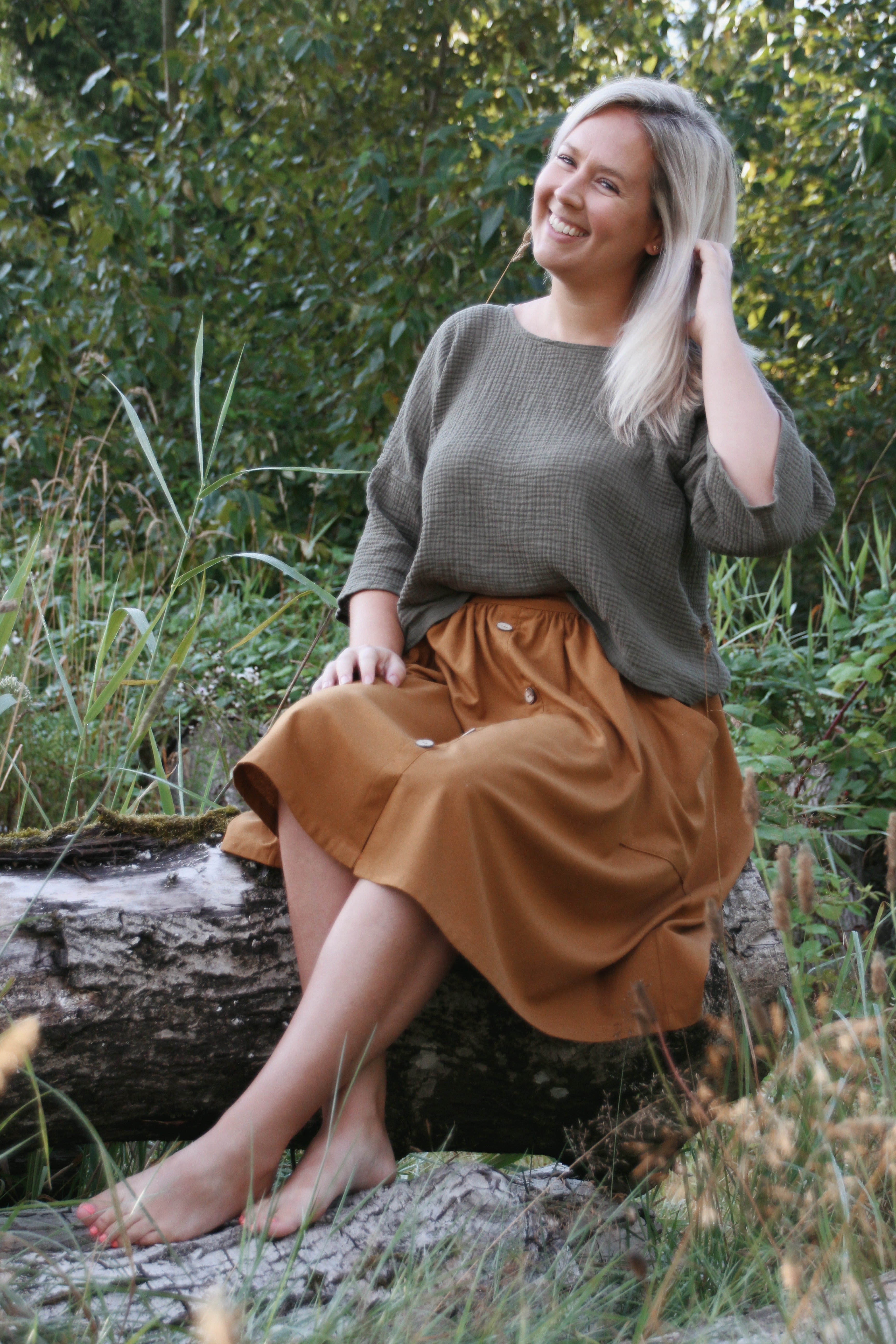 The Skirt - Raw Silk