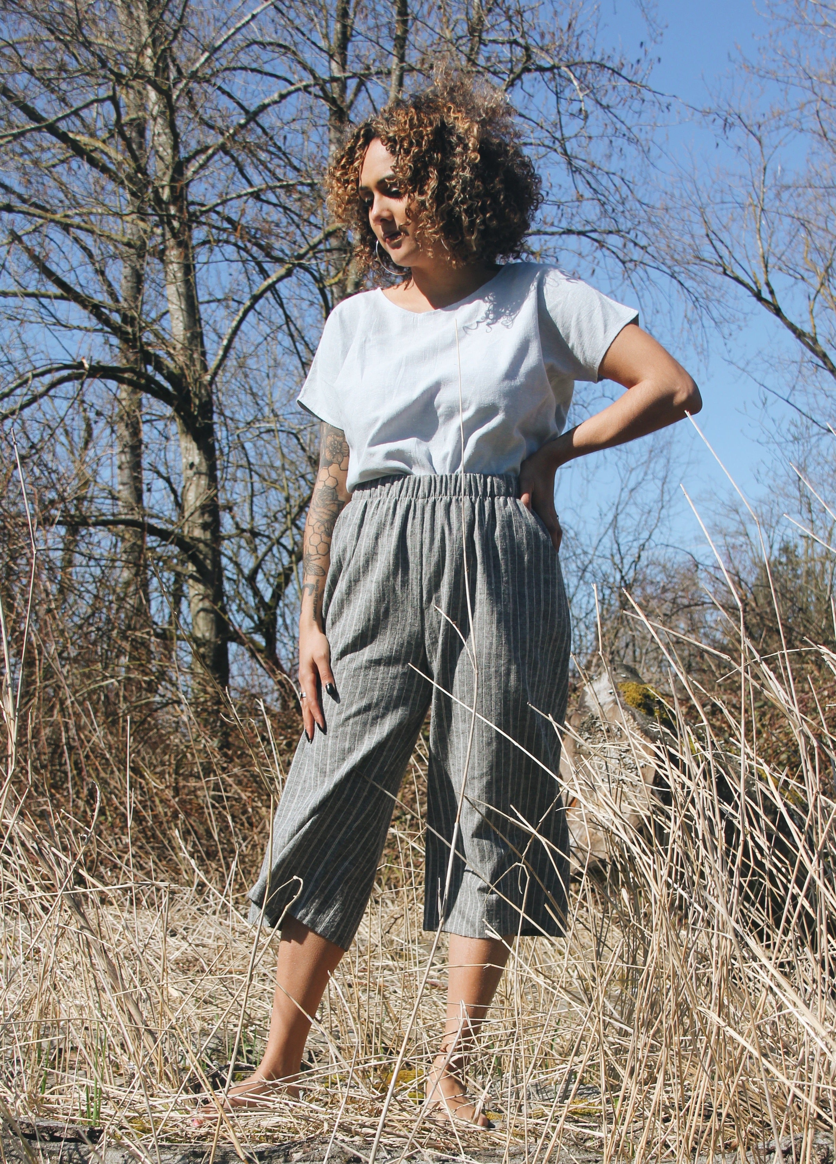 Thick hemp and organic cotton leggings