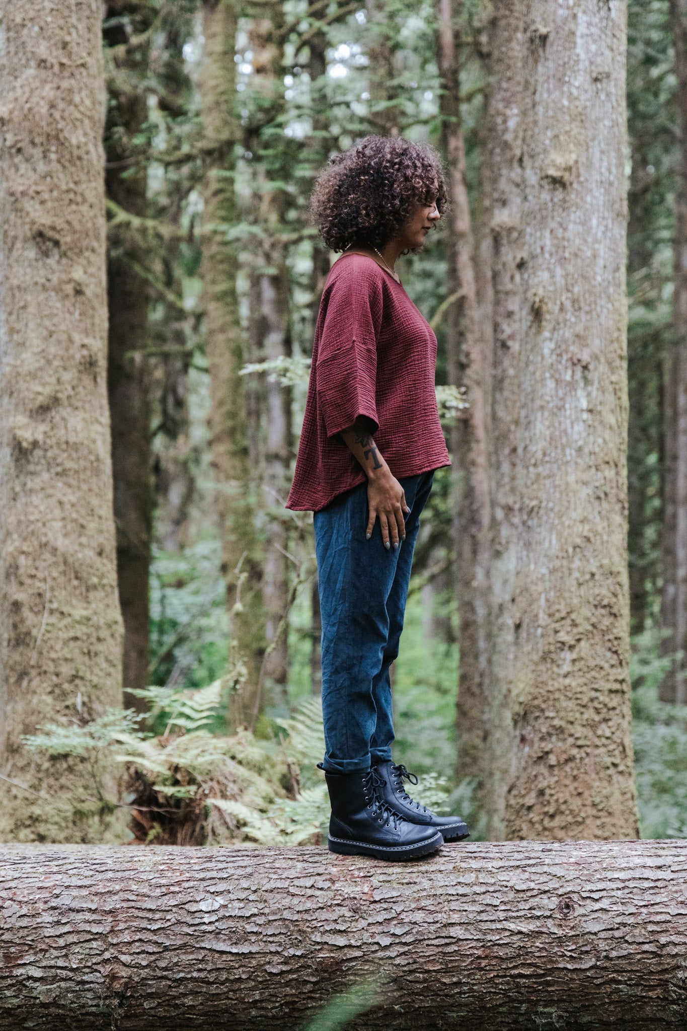 The Gauze Top - High Low Hem - Colourways 1
