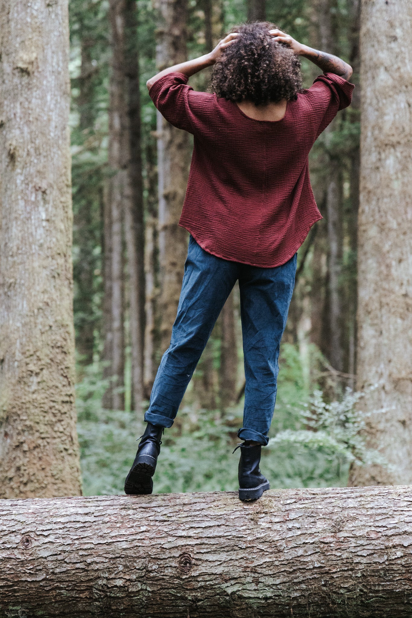 The Gauze Top - High Low Hem - Colourways 1