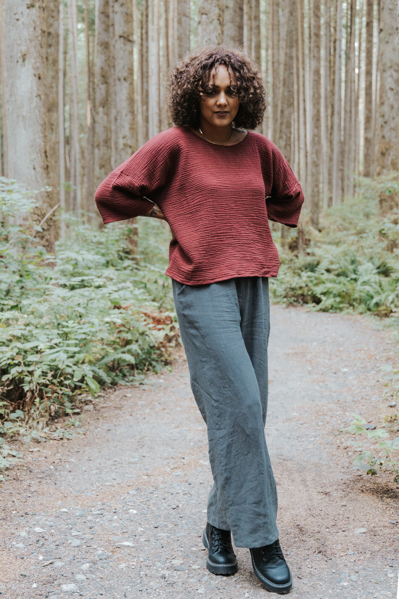 The Gauze Top - High Low Hem - Colourways 1