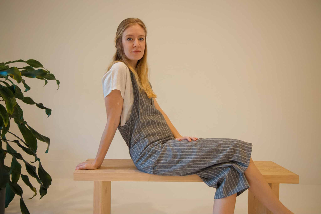 The Dungaree Pedal Pushers - Hemp Organic Cotton