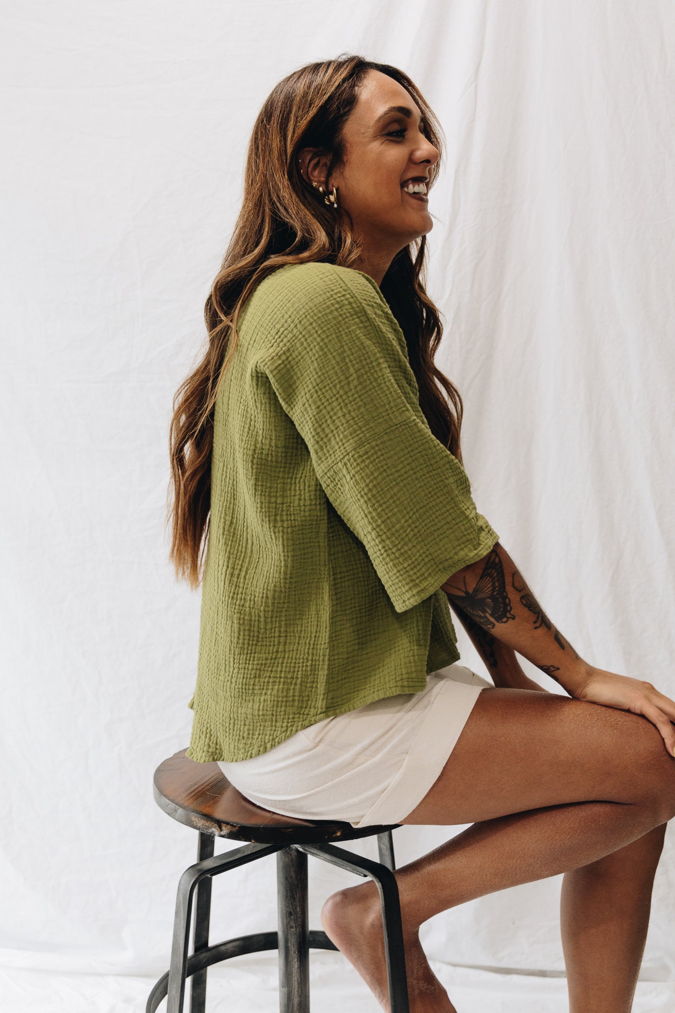 The Gauze Top - High Low Hem - Colourways 2