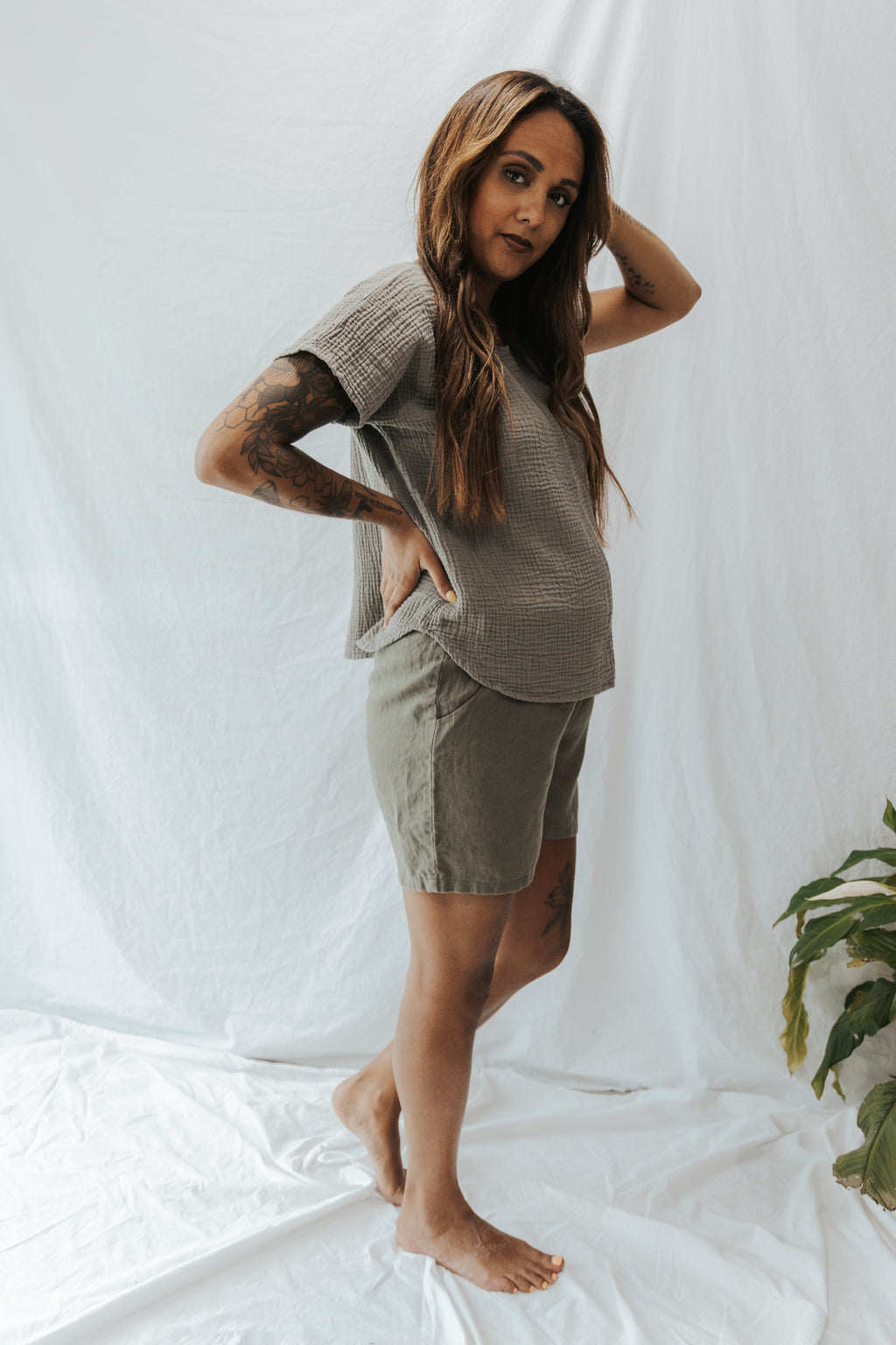 The Gauze Top - Scoop Hem - Colourways 2