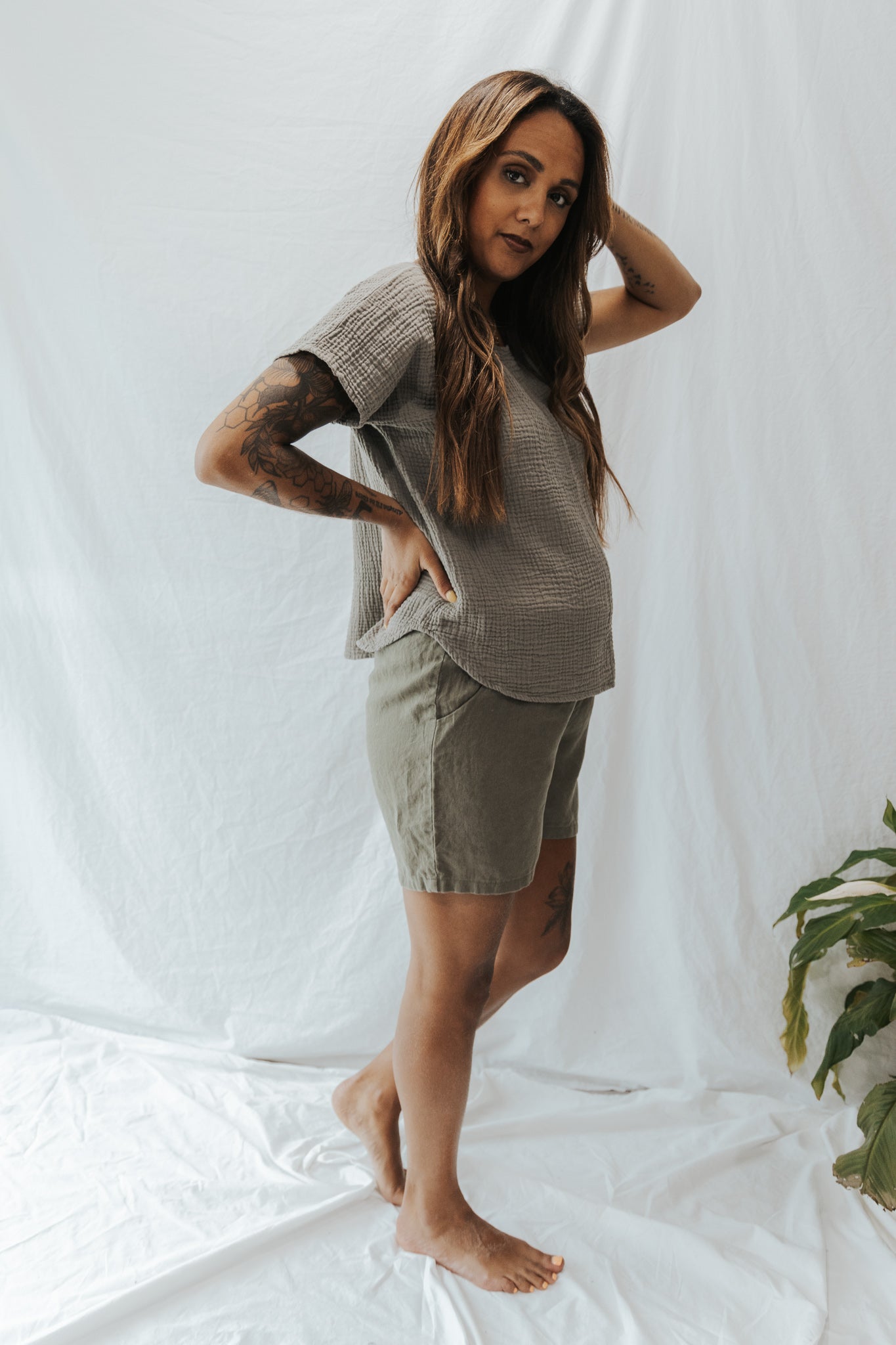 The Gauze Top - Scoop Hem - Colourways 2