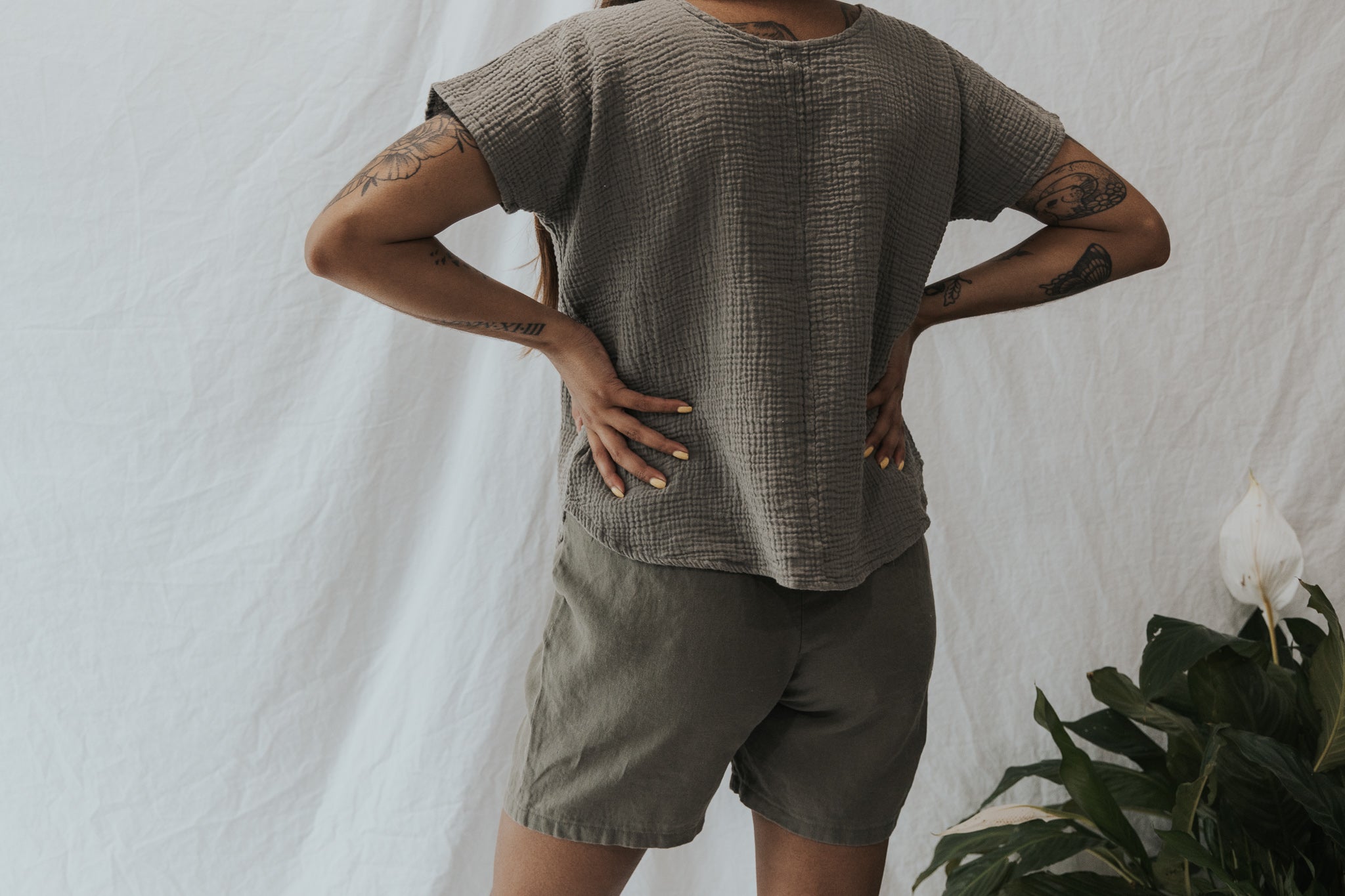 The Gauze Top - Scoop Hem - Colourways 2