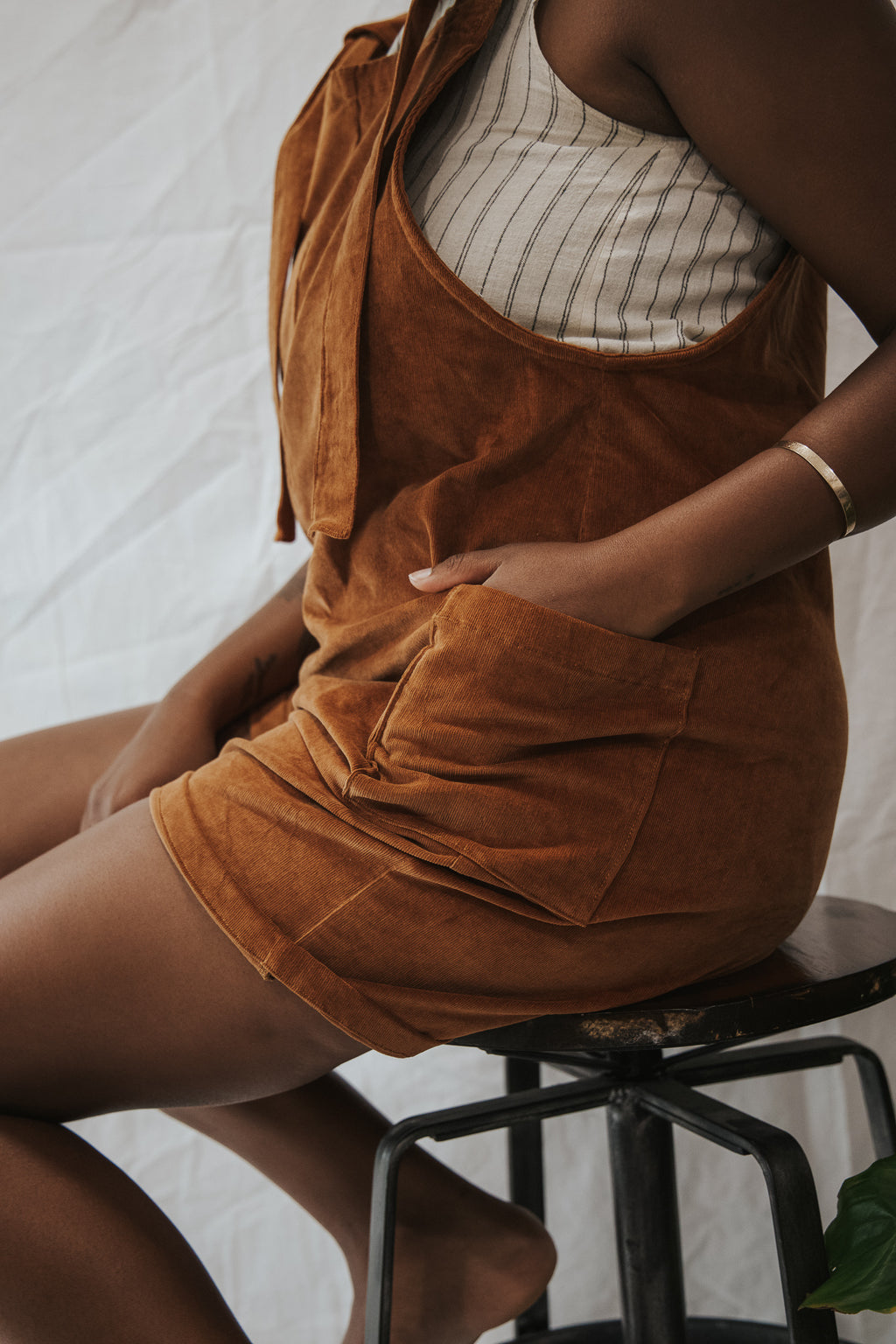 The Dungaree Shorts - Corduroy 21 Wale