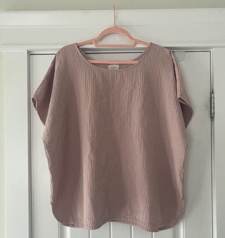 The Gauze Top - Scoop Hem - Colourways 2