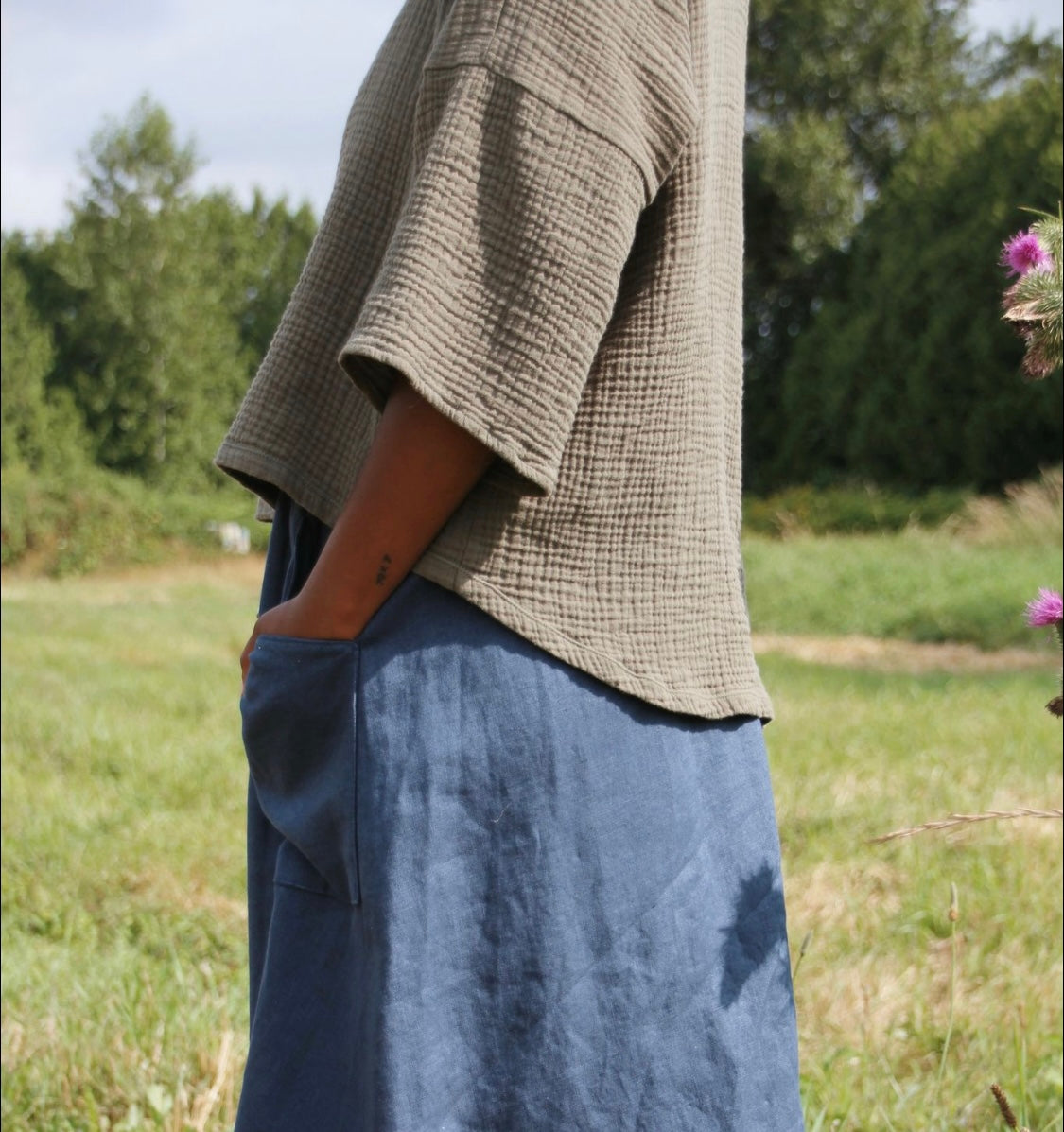 The Gauze Top - High Low Hem - Colourways 2