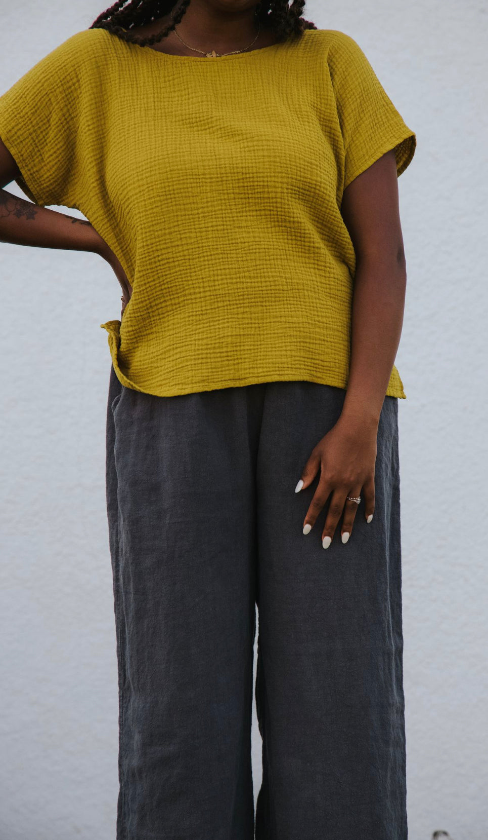 The Box Top - Gauze -Colourways 1