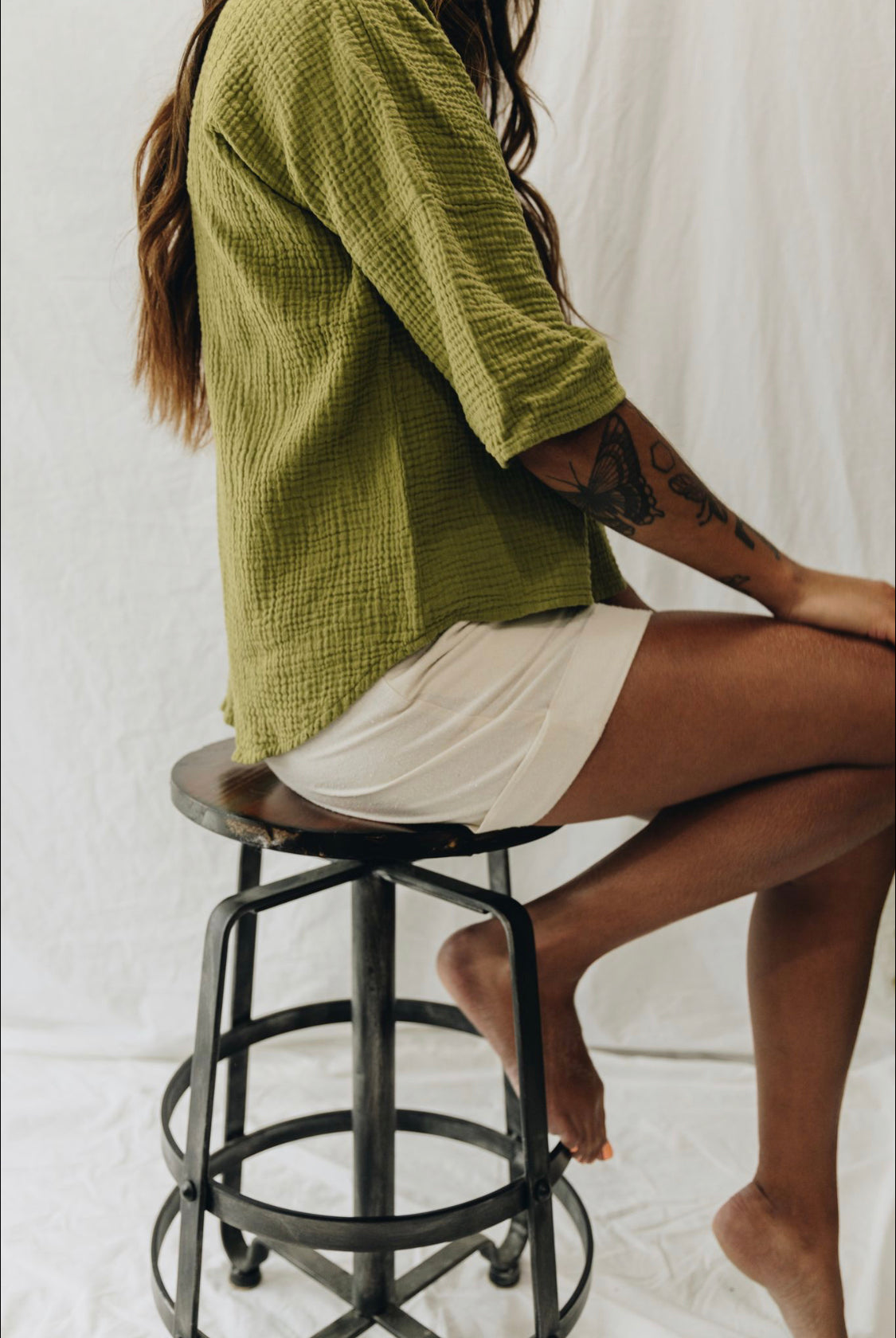 The Gauze Top - High Low Hem - Colourways 1