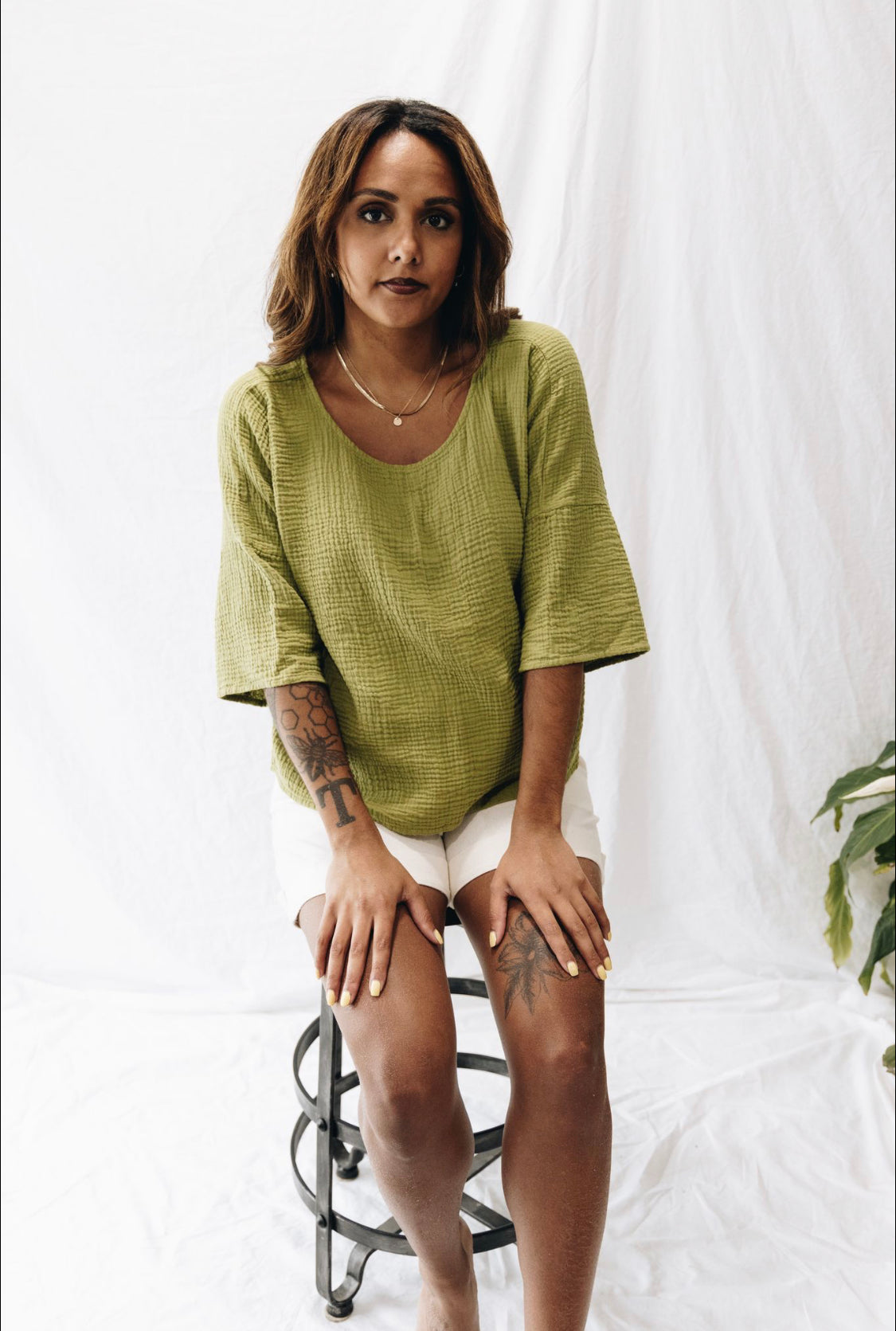 The Gauze Top - High Low Hem - Colourways 1
