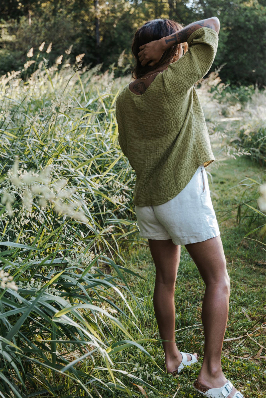 The Gauze Top - High Low Hem - Colourways 1