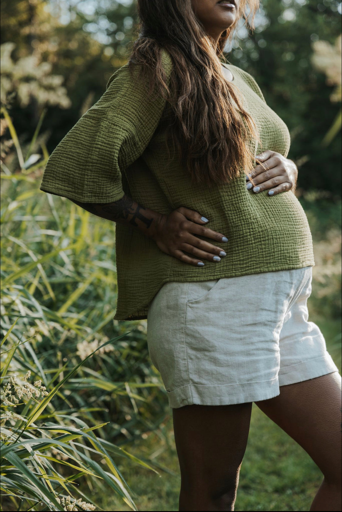 The Gauze Top - High Low Hem - Colourways 1
