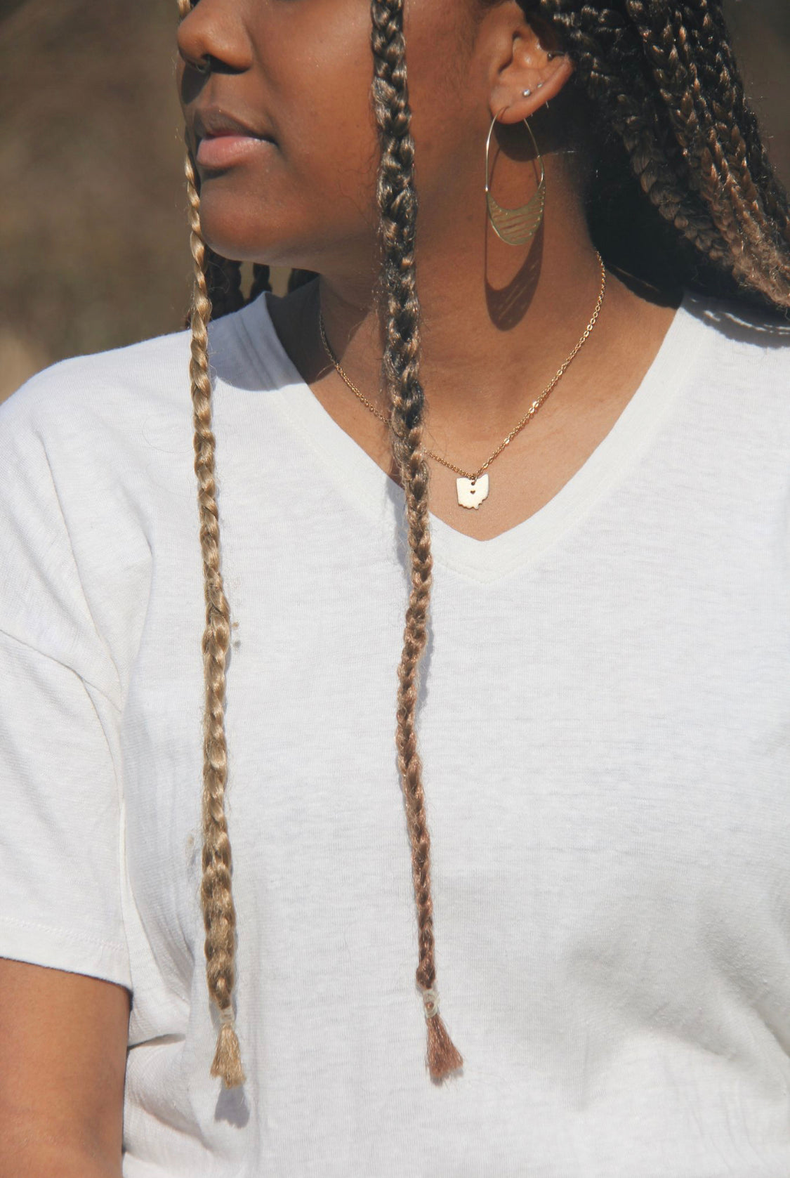 The T Shirt-V Neck-Hemp Jersey Spandex-Classic Length