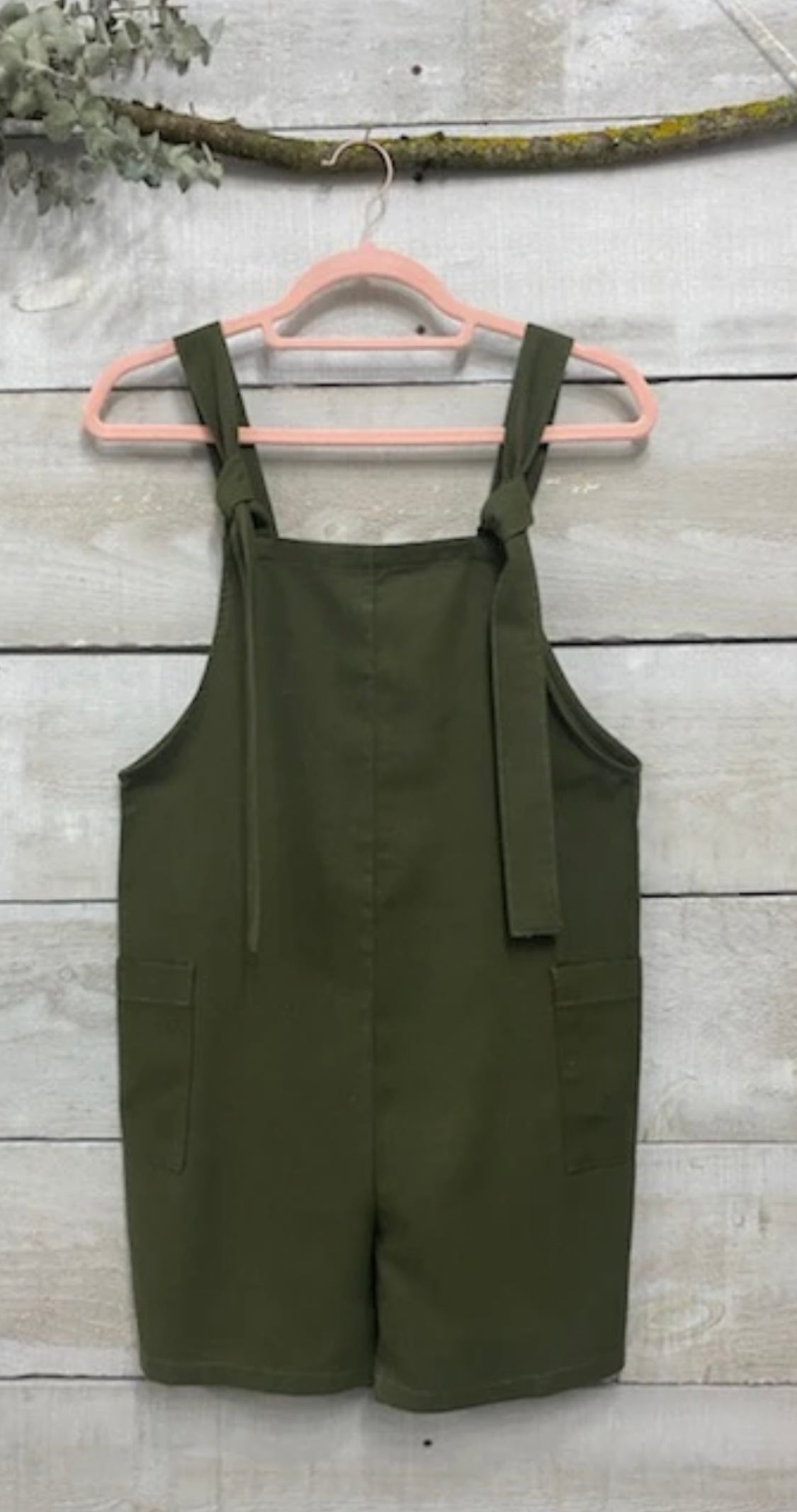 The Dungaree Shorts - Raw Silk