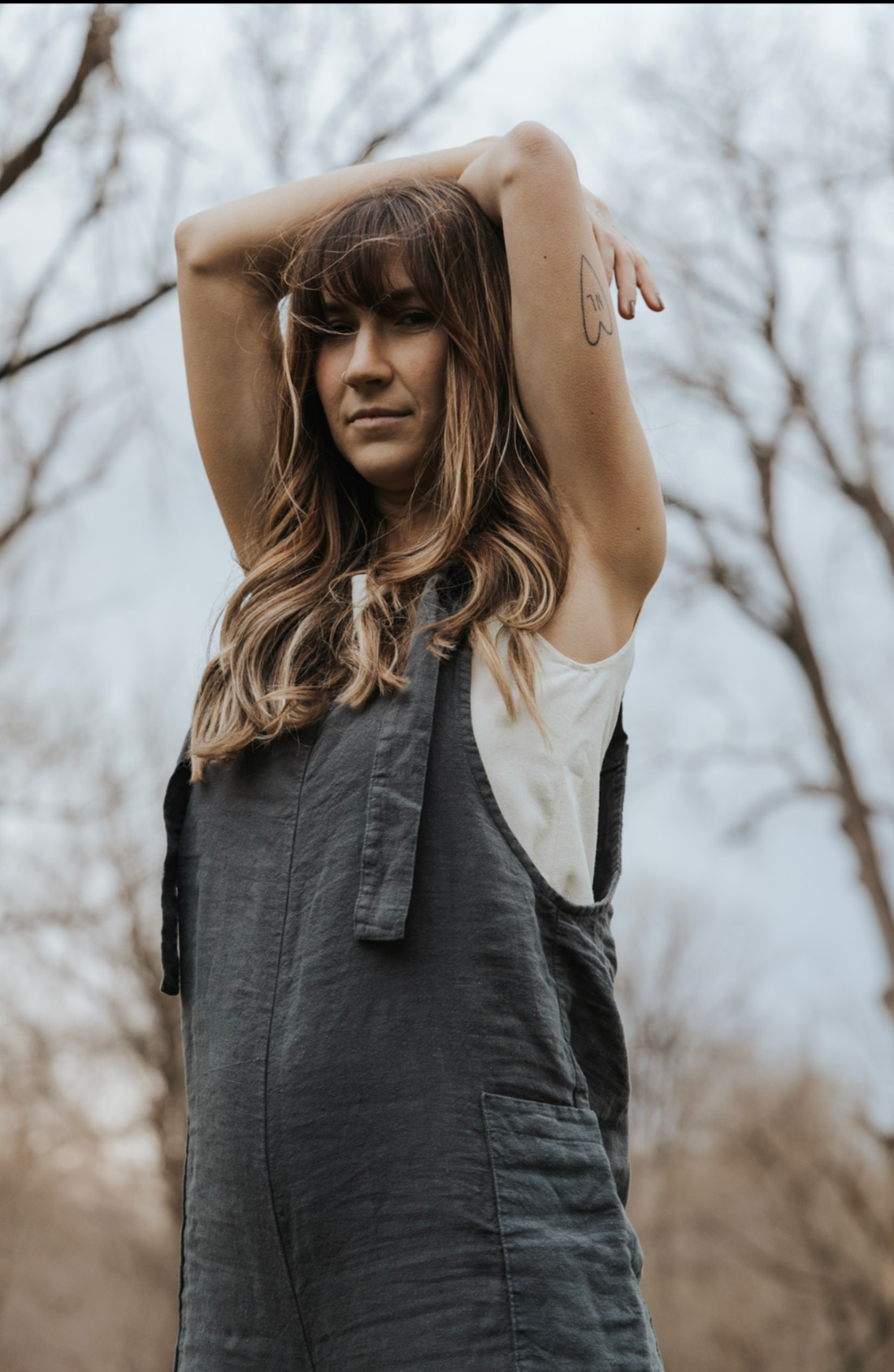 The Dungarees - Antique Linen