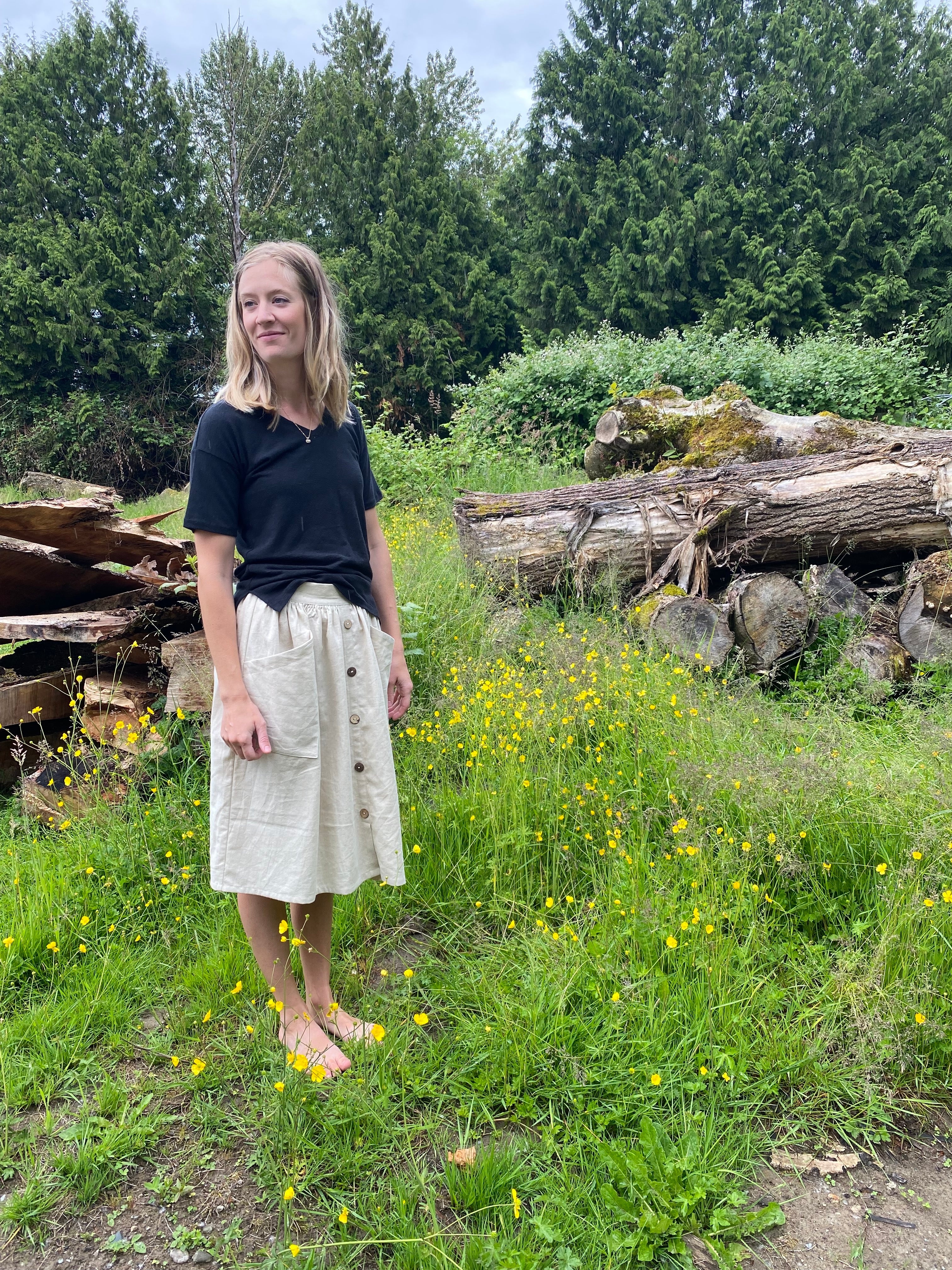 The Skirt Linen Organic Cotton