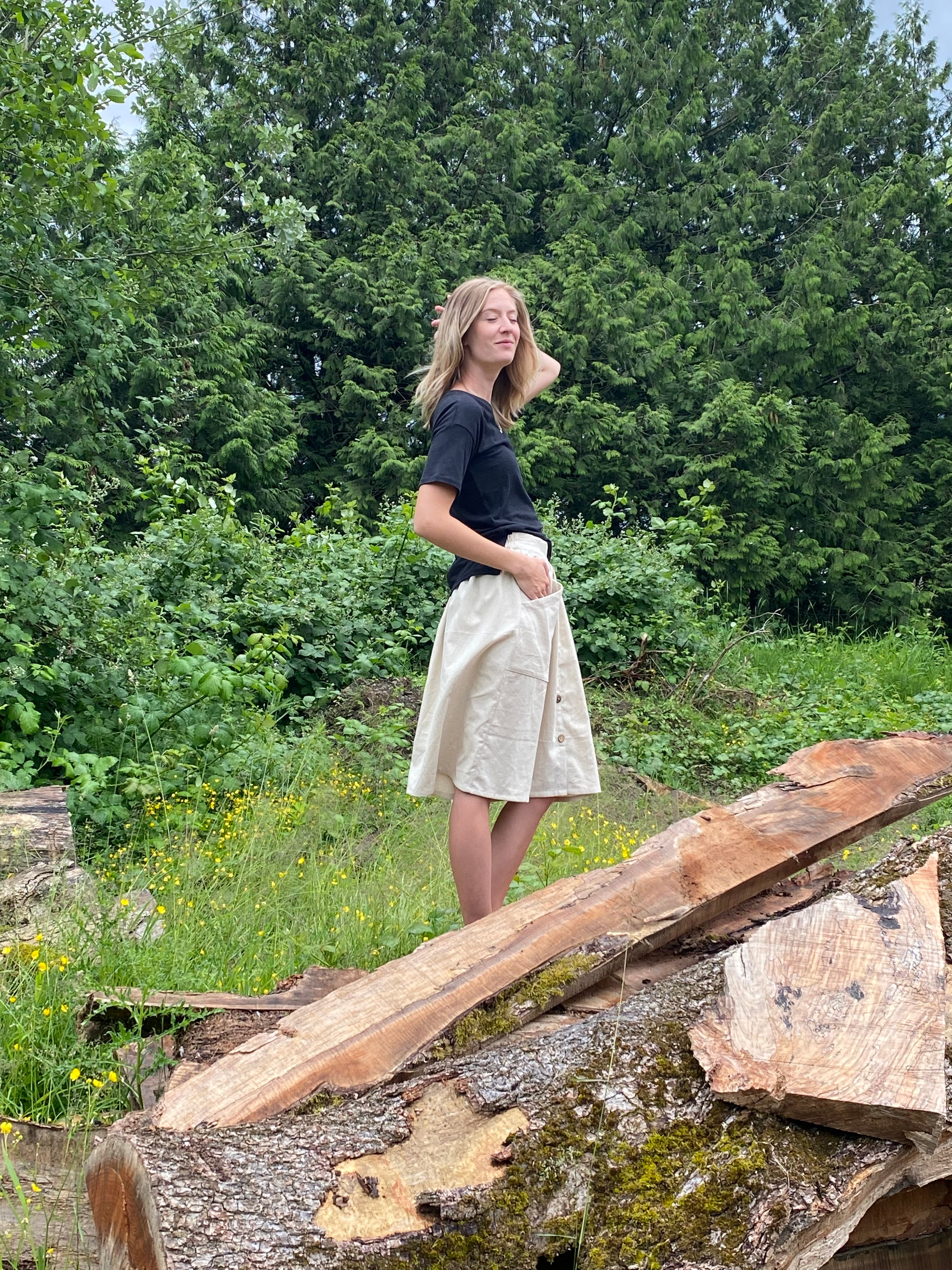 The Skirt Linen Organic Cotton