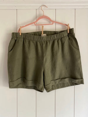 The Cuff Shorts - Linen