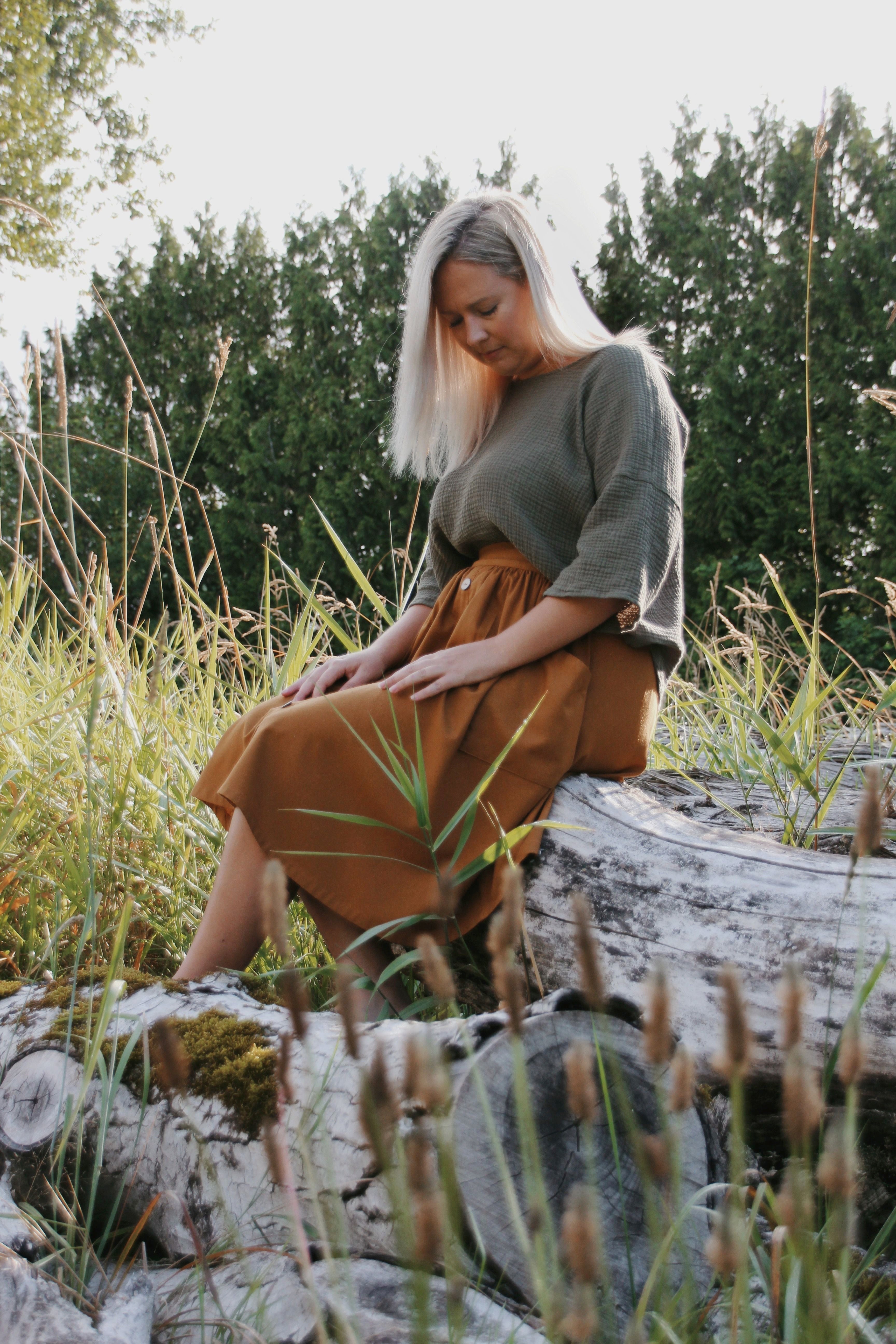 The Skirt - Raw Silk