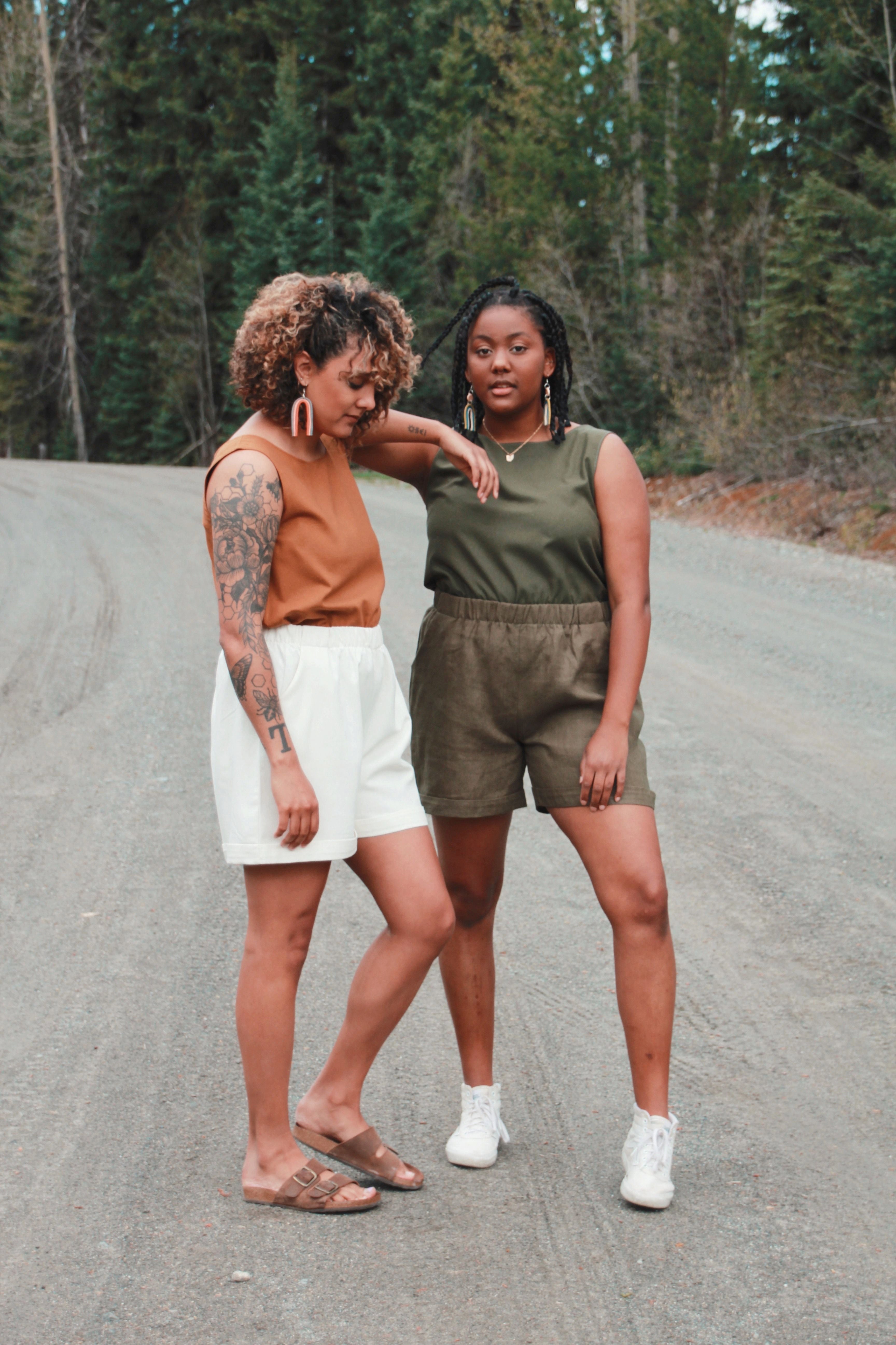 The Cuff Shorts - Linen