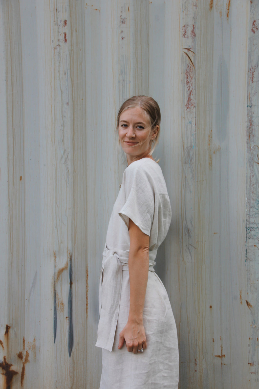 The Sasha Dress - Antique Linen