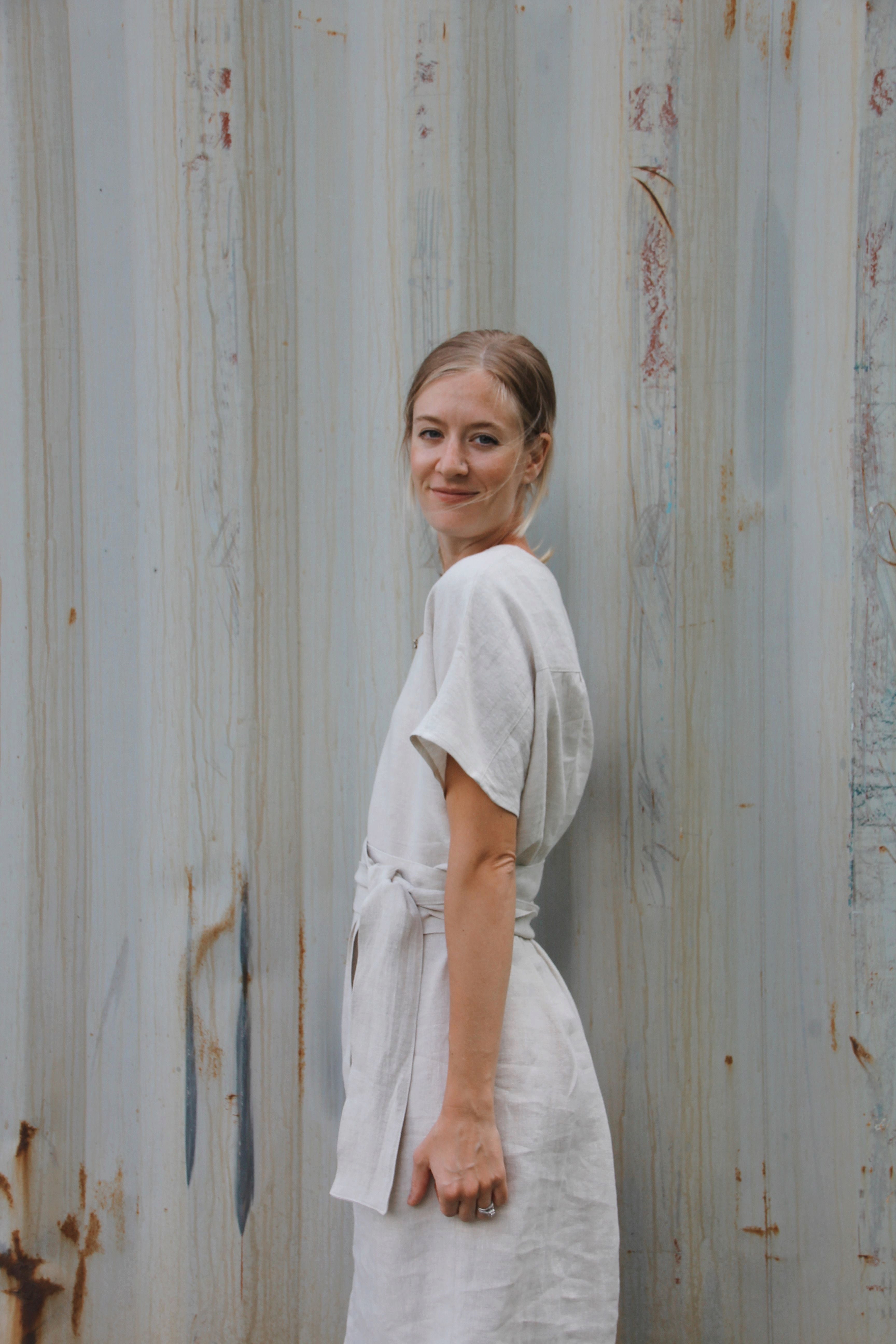 The Sasha Dress - Antique Linen