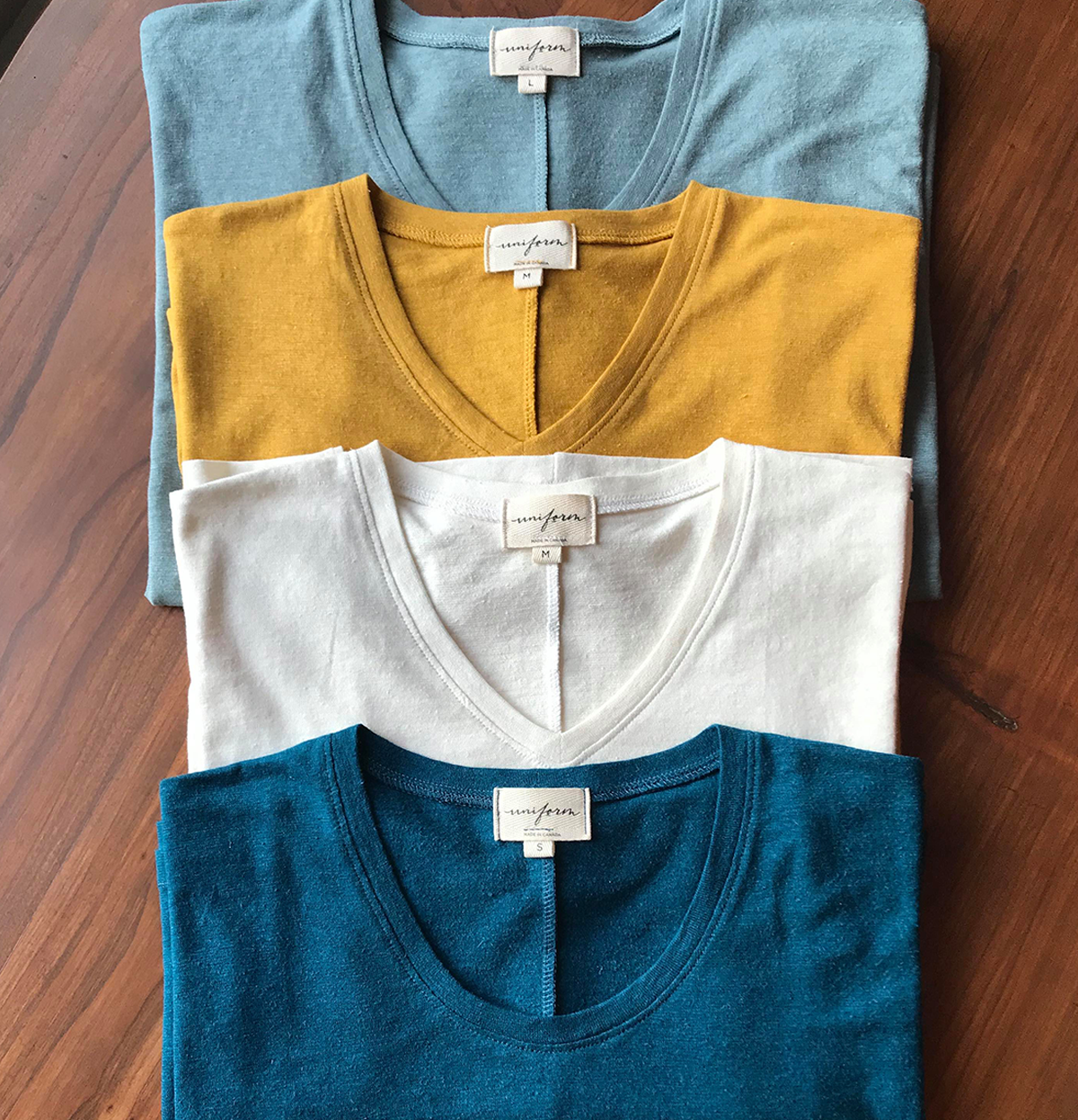 The T Shirt-V Neck-Hemp Organic Cotton Jersey-Tall