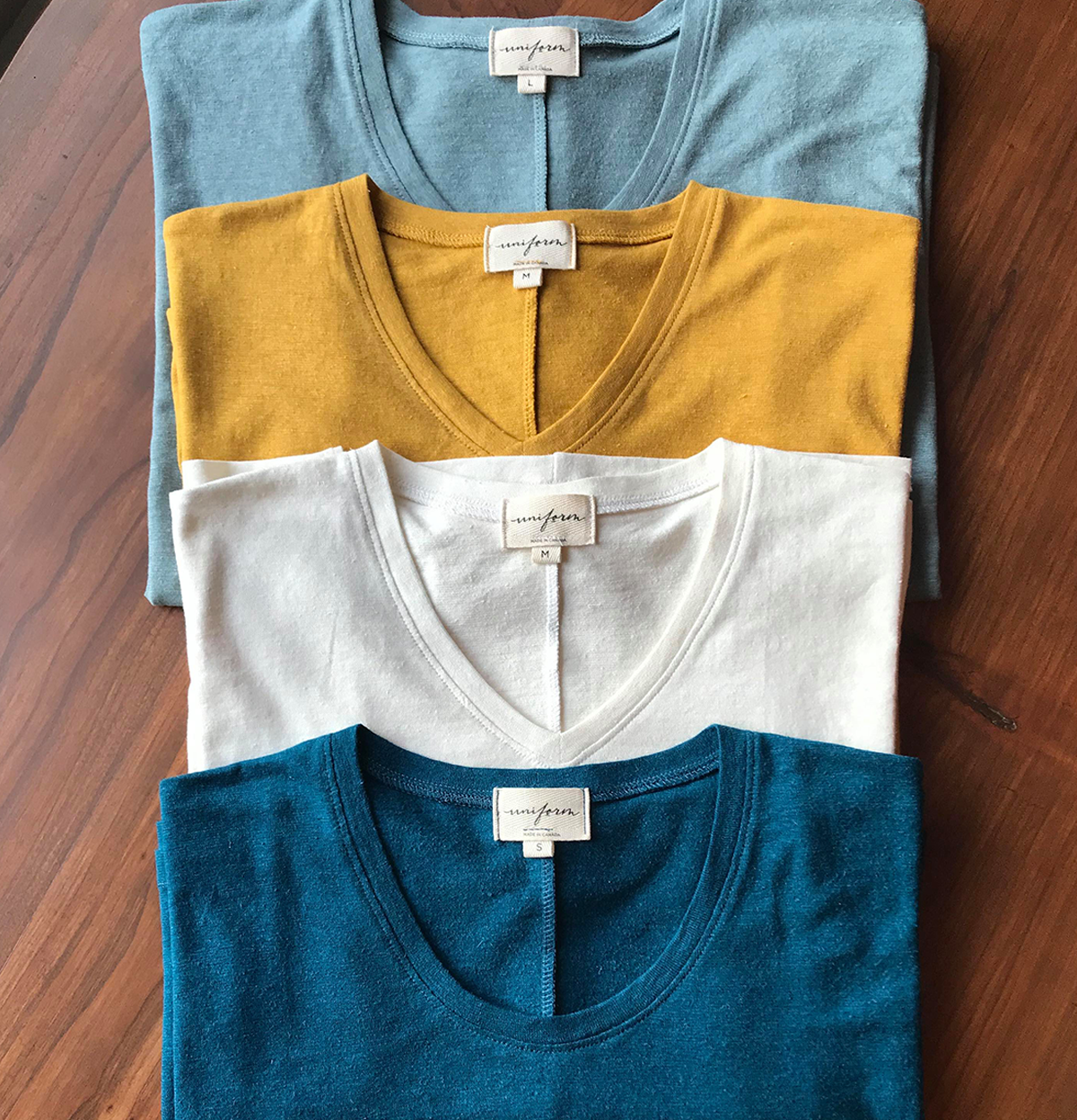 The T Shirt-V Neck-Hemp Jersey-Classic Length