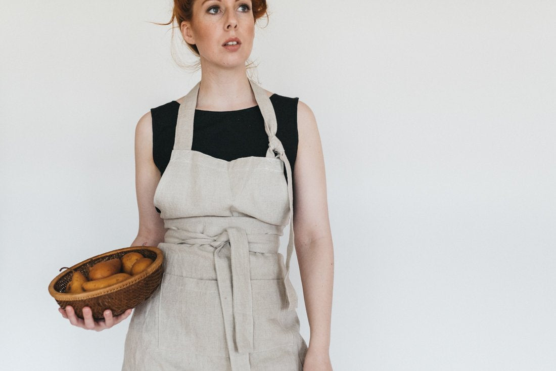 The Apron - Linen Organic Cotton