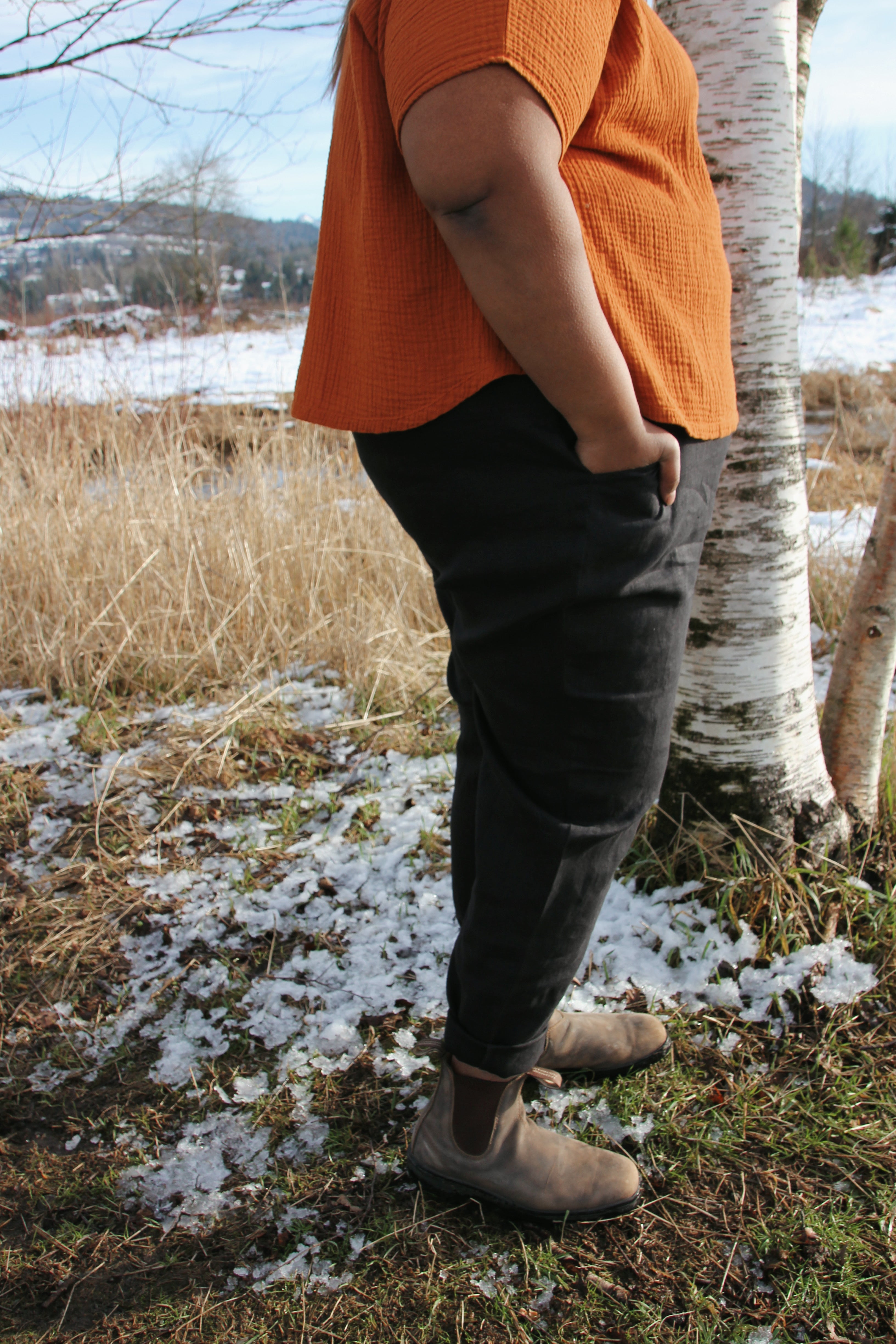 The Gauze Top - Scoop Hem - Colourways 1