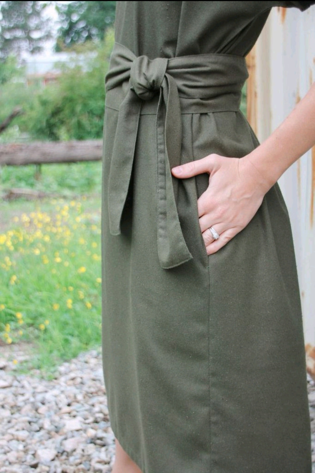 The Sasha Dress - Raw Silk